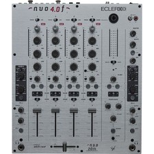Ecler NUO4.0F Professional 4-Channel DJ Mixer Silver 