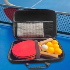 Ping Pong Paddle Case, Table Tennis Racket Case Training Travel with Zipper Wear