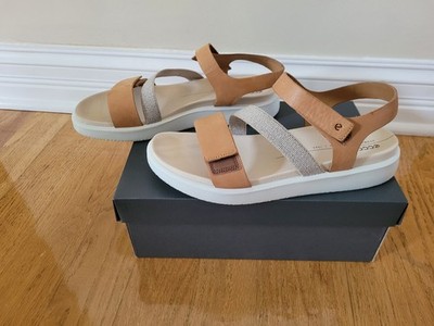 ECCO Flowt 2 Band Sandal, Lion,  Women's Size 11-11.5 EU 42