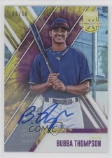 2017 Panini Elite Extra Edition Tie-Dye Auto 6/10 Bubba Thompson #26 Auto xb2