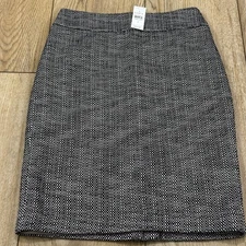 NWT Ann Taylor LOFT Skorts Women's Skirt Black& White Size 2 