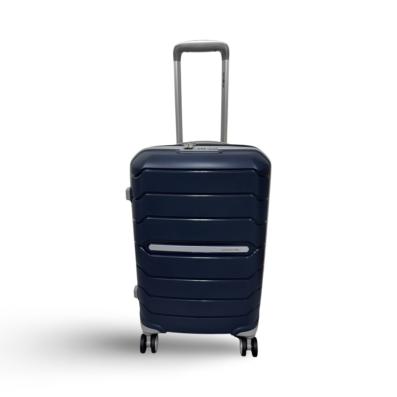 Maleta giratoria rígida expandible Samsonite Freeform 21" - Azul marino