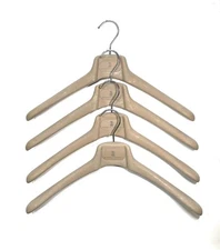 Brunello Cucinelli Blonde Resin Jacket Hangers 46cm/18” (Set Of 4) NEW