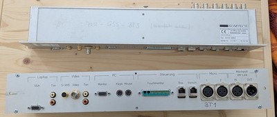2x Komtech BTAF MR2 AV Anschlussfeld Patchpanel VGA BNC XLR Konferenztechnik