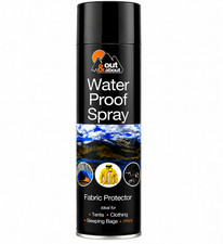 WATERPROOF SPRAY 300ML FABRIC PROTECTOR FOR CLOTHING CAMPING COATS TENTS SHOES