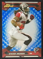 Steven Jackson 2013 Topps Finest #65 Blue Refractor 88/99 Atlanta Falcons SP