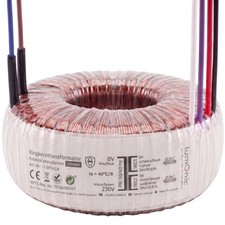 Ringkerntrafo Transformator 1000VA, Prim&auml;r 230V AC, Sekund&auml;r 2x 24V AC oder 1x 4