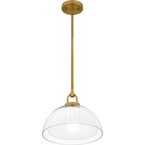 Quoizel QP6217 Jansen 12"W Pendant - Gold - Picture 6 of 7