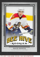 2006-07 Beehive #124 David Booth RC Florida Panthers 