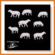 Sheep (10pcs) for your Fields on Your Model Railway - Suitable for N Gauge