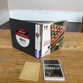 NEC PC Engine Hucard - Break In - Import Japan Japanese US SELLER Billiards