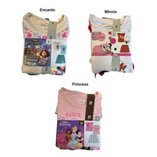 Disney Girl's 3-Piece Short Sleeve Flutter Sleeve  Ruffled Skirt Set
