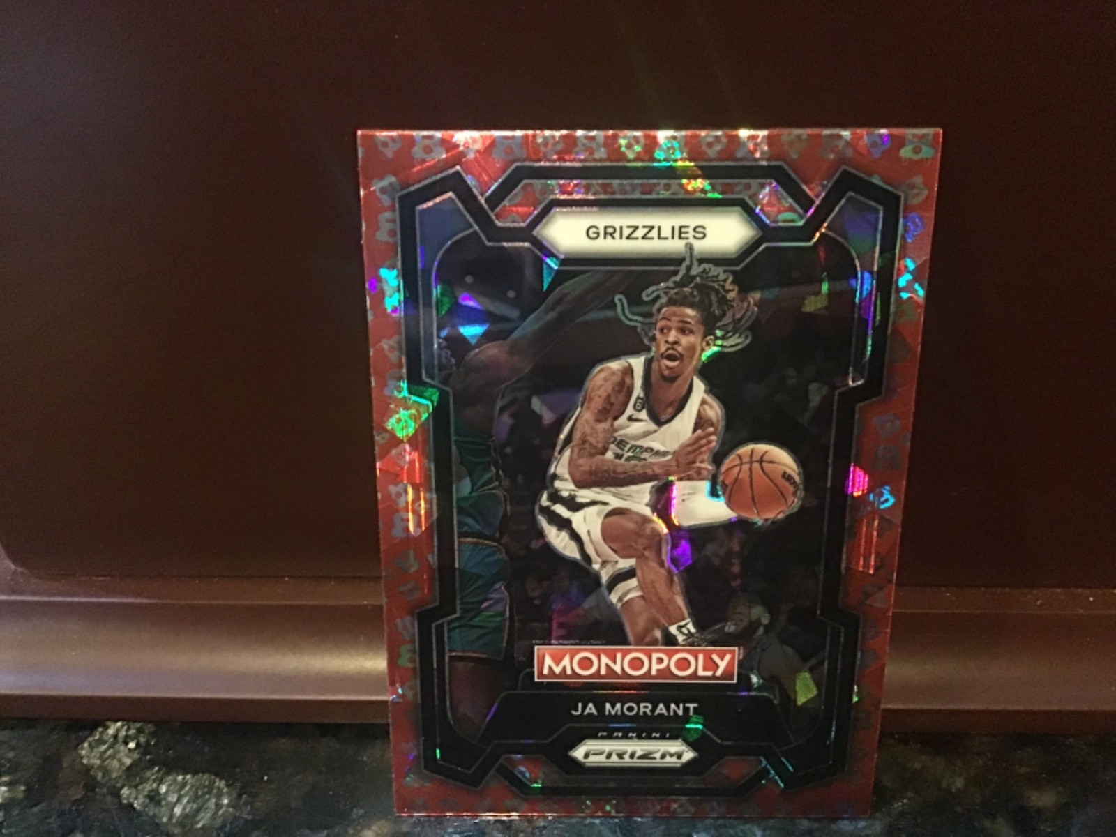 2023-24 Panini Prizm Monopoly - Ja Morant #44 Free Parking Prizm