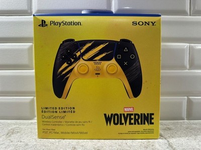 Limited Edition Marvel s Wolverine Playstation 5 Controller PS5 Yellow - IN HAND