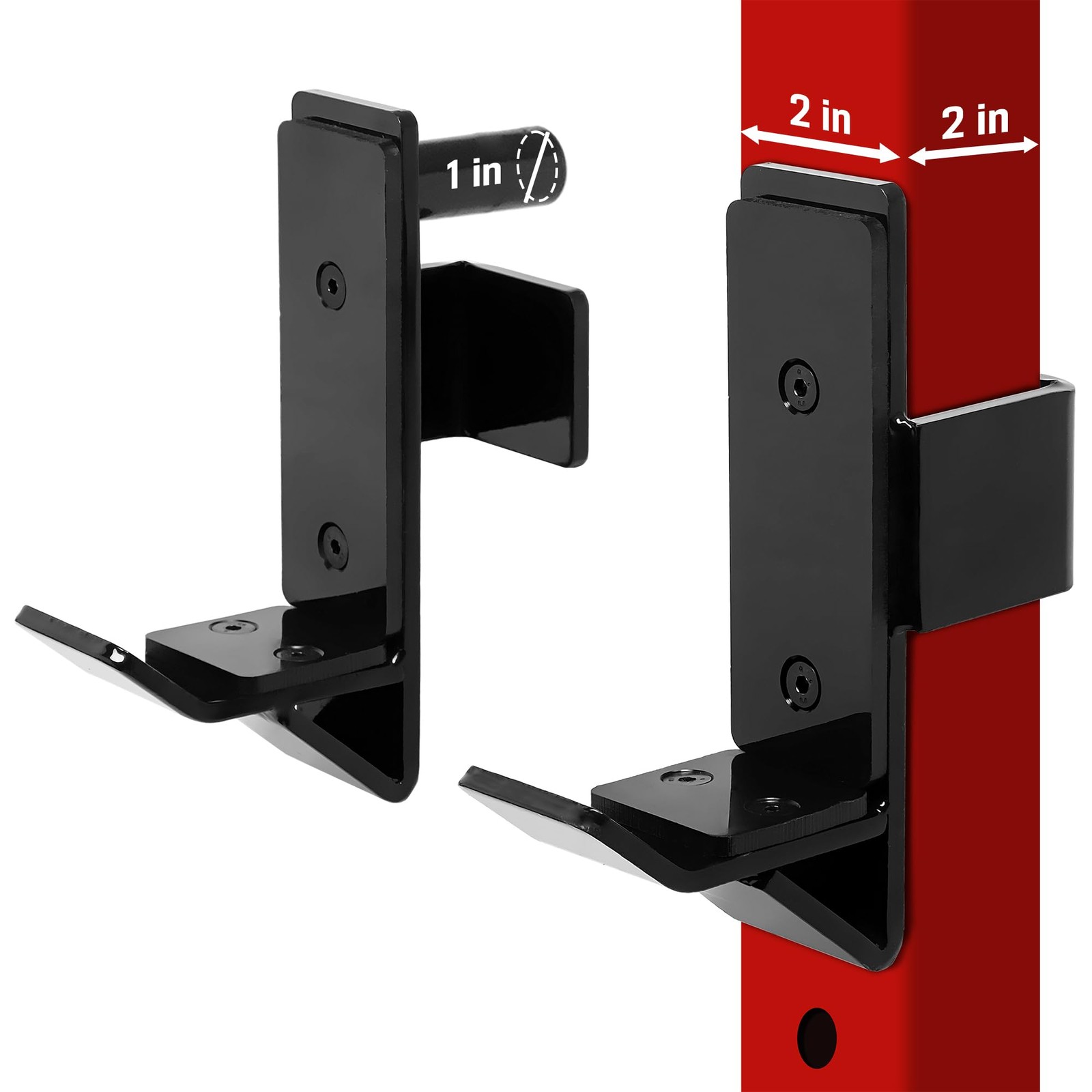 Yes4All UHFC 5 cm x 5 cm J Ganci Accessori per Power Rack, 5 cm x 5 cm J (W6r)