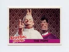 #TN03462 THE POPE Topps 1990 Spitting Image Card