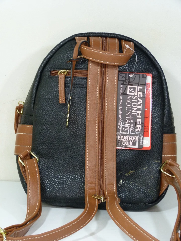 Beautiful Stone Mountain leather convertible  backpack to sling, battery - Image 3 of 4