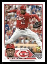 2023 Topps Series 2 # 369 Alexis Diaz Advanced Stats /300 Cincinnati Reds