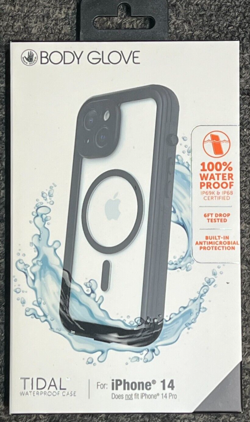 Body Glove Tidal Waterproof Case with Magsafe iPhone 14 (6.1") Black