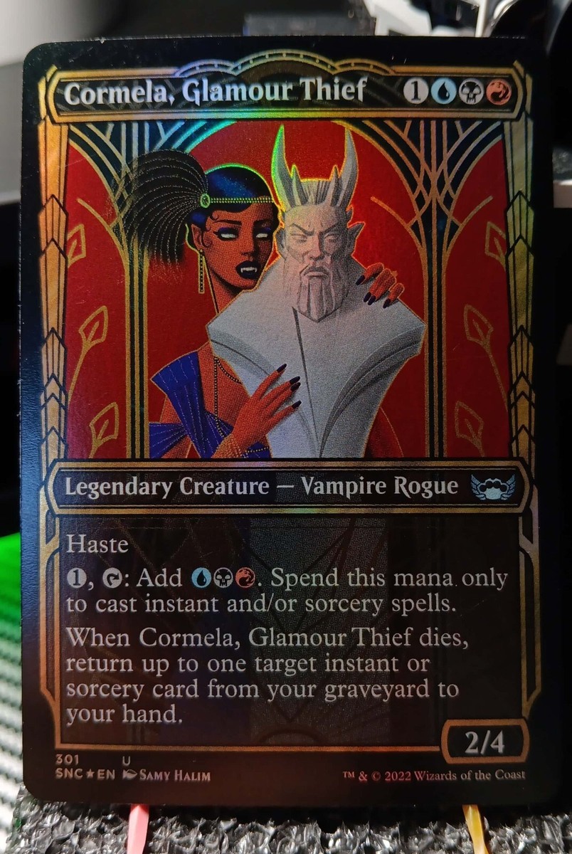 MTG Cormela, Glamour Thief 301 Gilded Foil Streets of New Capenna