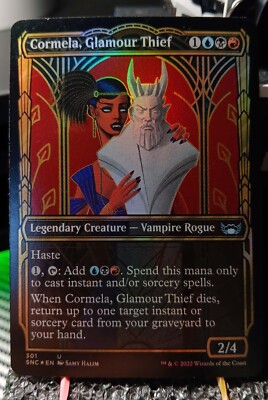 MTG Cormela, Glamour Thief 301 Gilded Foil Streets of New Capenna