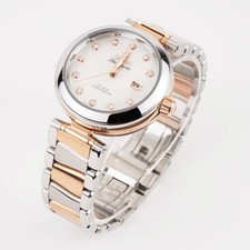 Omega Deville Ladymatic 18kt & SS 34mm 425.20.34.20.55.004 Full Set 2023 10