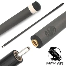 RAVEN Carbon Fiber Pool Cue - Shaft Only (12.4mm, 29") Uni-Loc, Soft Tip