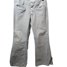 VTG Lee's 70s Bell Bottoms 11.5" Flare 34x31 Jeans Light Wash USA