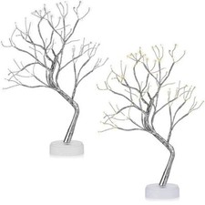 Albero di natale artificiale lume 108led alberi bonsai pasqua decorazioni  casa 