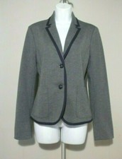 GAP The ACADEMY BLAZER NWT Women's Dark Heather Gray Ponte Blazer Jacket Sz 8