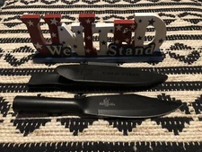 Cold Steel Bowie Bushman 12" Fixed Blade Knife w/ Sheath & Fire Starter 95BBUSK