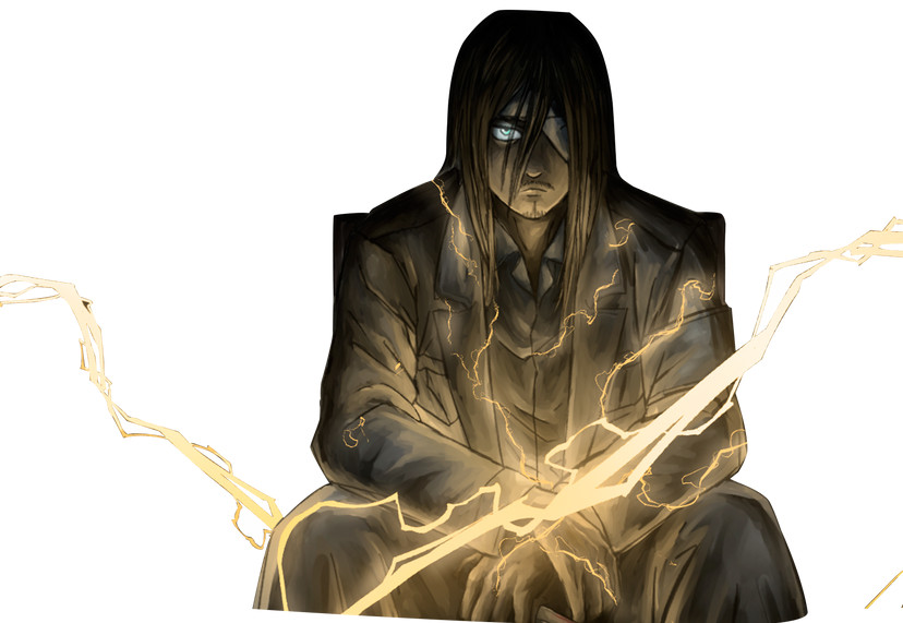 Calcomanía adhesiva de anime resistente a la intemperie Eren Yeagar Attack on Titan 6" para automóvil