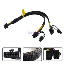 25CM Motherboard 12pin to Dual 8pin GPU Card Power Supply Cable for DELL R7525