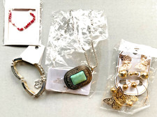 BUNDLE MIXED LOT OF 4 NEW WITH TAGS FASHION JEWELRY EARRINGS BRACELET NECKLACES