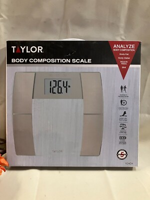 Taylor Body Composition Scale Body Fat Body Water Muscle Mass BMI Step ...