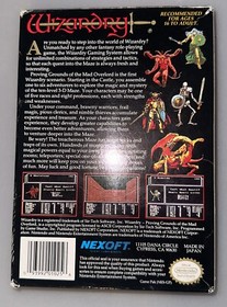 NES Wizardry: Proving Grounds of the Mad Overlord Nintendo 1990 No Manual