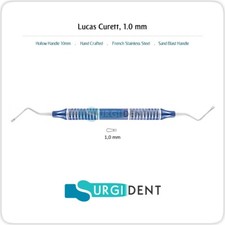 LUCAS CURETTE 1.0MM PERIODONTAL BONE CURETTES DENTAL SURGICAL INSTRUMENTS CE 