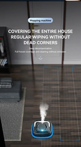 Robotic Vacuum Cleaner Wet And Dry Mop Automatic Sweeper Robot Brushless Motor - Picture 6 of 21