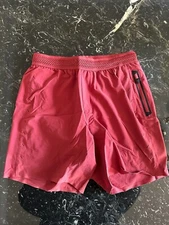 Ten Thousand Session Short, Lined, 5 Inch, 7 Inch Inseam, BKR Red, New, Tags