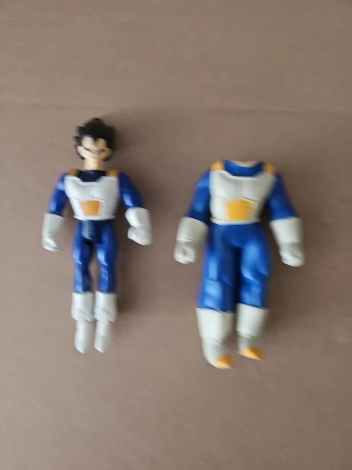 Figura de acción traje de goma Dragon Ball Z Vegeta Bandai Irwin Fun Trl8#130 Foto 4 de 4