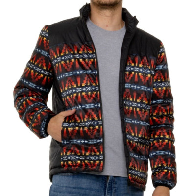 NWT Pendleton Genesee SOLID BLACK/TUCSON AZTEC REVERSIBLE DOWN Jacket Men's XL
