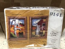 NEW Vintage 1983 The Creative Circle Crewel Embroidery Kit 0141 Dairy Fresh