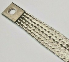 Motor Masseband 195 mm lang 19mm breit 2,5 stark Massekabel Batterie Band Erdung