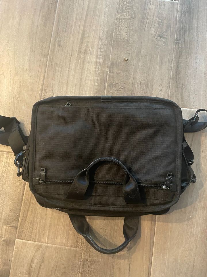TUMI Laptop Briefcase Bag Black eBay