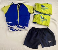 Speedo Training Flotation Swim Aid Vest Shorts Boys S/M 1 2 3 Years