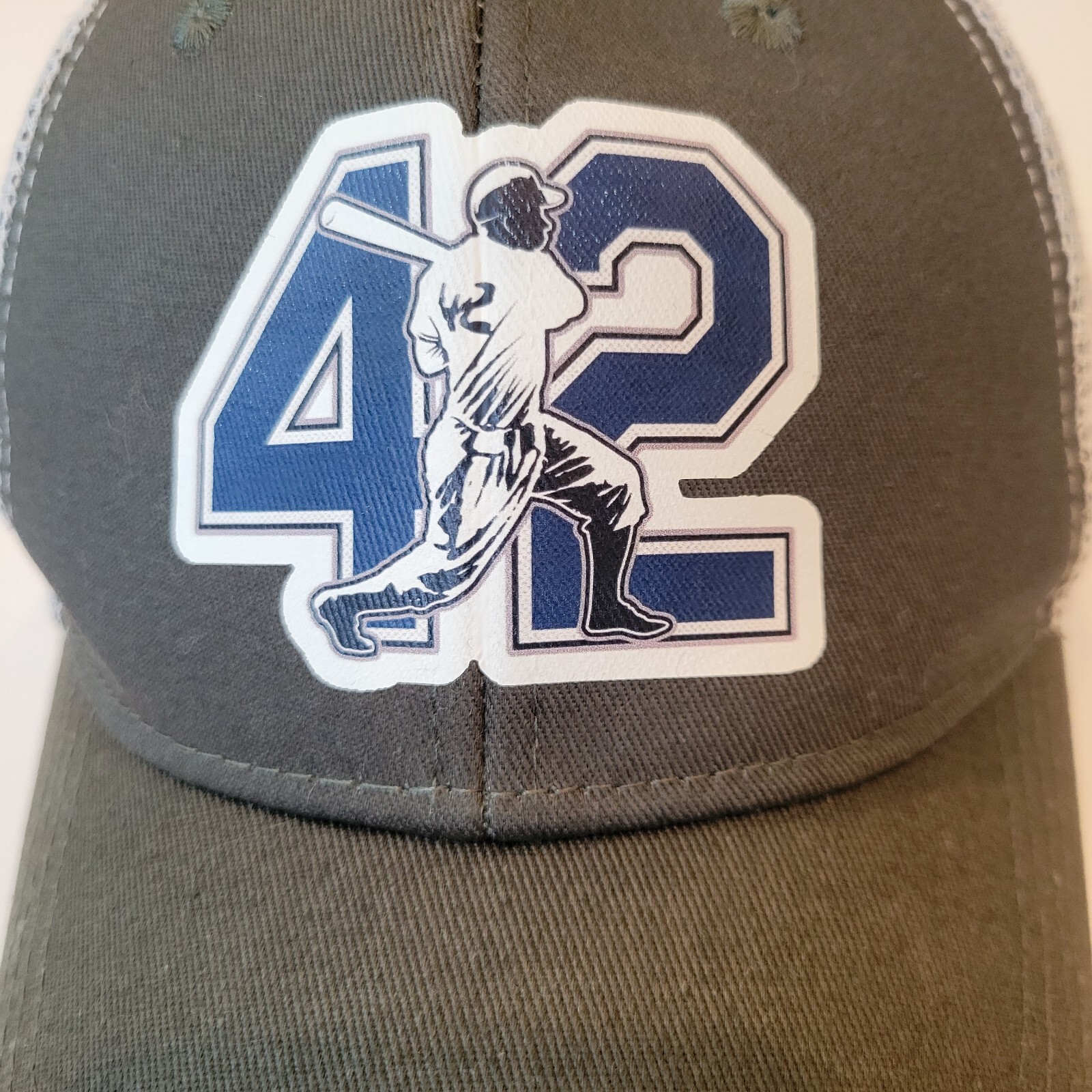 42 Baseball Player Adjustable Baseball Cap Peaked… - image 2