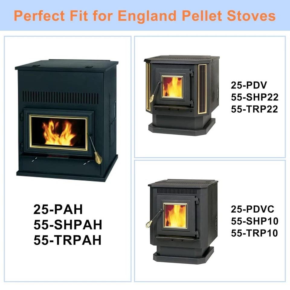 Soplador de combustión para estufa de pellets Englander, conjunto de motor de ventilador de escape, PU-076002B Foto 2 de 4