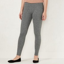 Lauren Conrad Leggings- Gray Marl