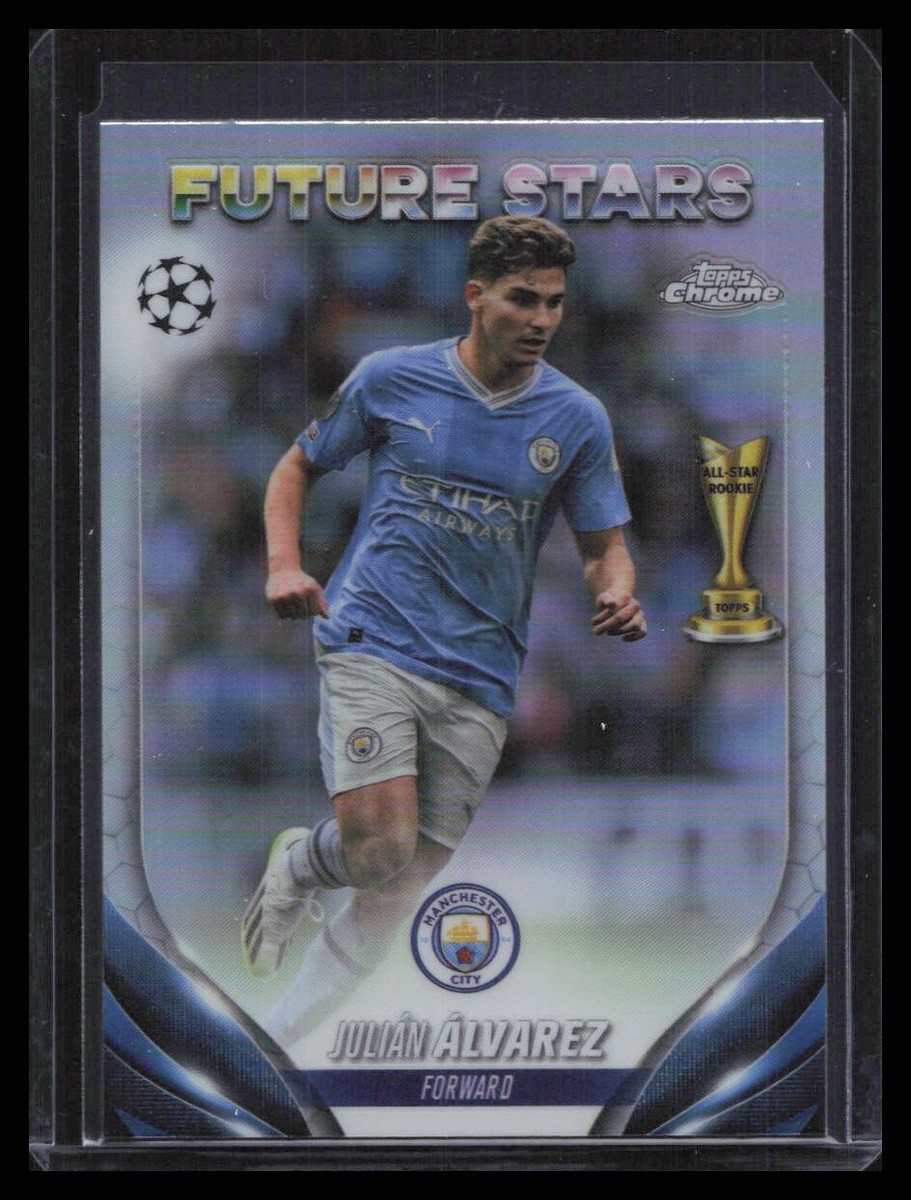 2023-24 Topps Chrome UEFA #150 Julian Alvarez Refractor | eBay