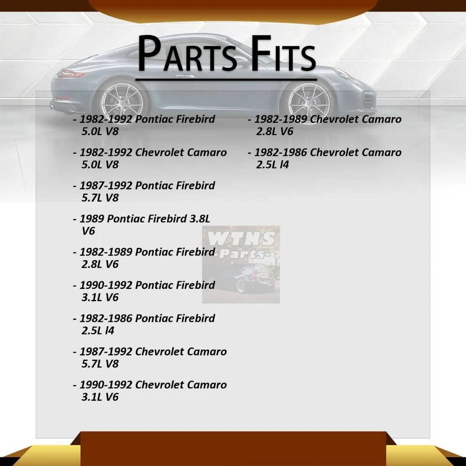 4x Front Rear Shocks Struts FCS For 1982 1983 1984 1985 1986 Chevrolet Camaro - Image 2 of 4